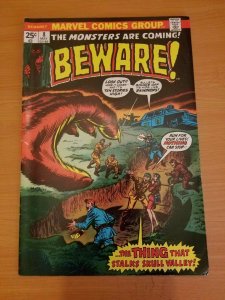 Beware #8 ~ VERY FINE - NEAR MINT NM ~ (1974, Marvel Comics)