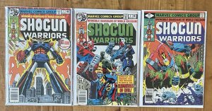 Shogun Warriors #1 VF,2 VF+,11 Fine 1978 Newsstand Lot