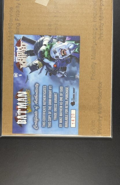 The Batman Who Laughs: The Grim Knight Comic Mint Cover A (2019)