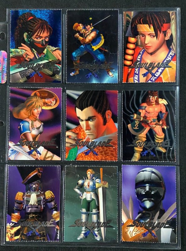 1996 SOULBLADE 18 VINTAGE CARDS PERFORATED EDGES