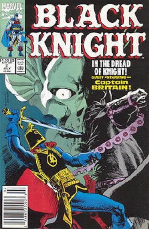  BLACK KNIGHT #2, NM, Captain Britain, Marvel, 1990, more in store