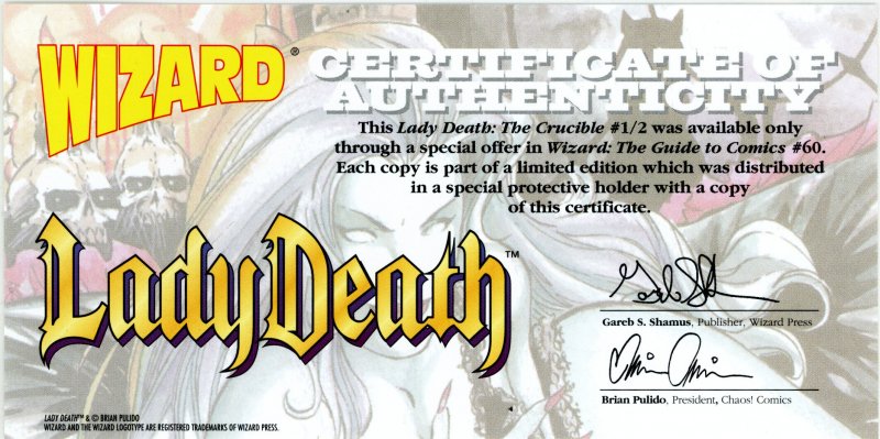 Lady Death: The Crucible #½ (1996)