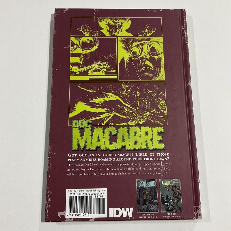 Doc Macabre TPB Hardcover Hc Near Mint Nm Signed Bernie Wrightson IDW