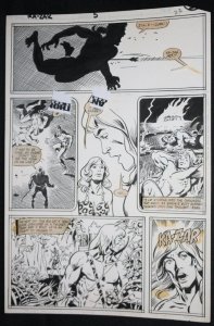 Ka-Zar the Savage #5 p.23 - Ka-Zar and Shanna 1981 art by Brent Anderson