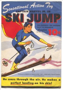 Captain Marvel JR Ski Jump 1946-paper figure in original envelope-unused-FN