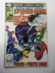 Marvel Team-Up Annual #4 (1981) VG+ Condition Moisture stain