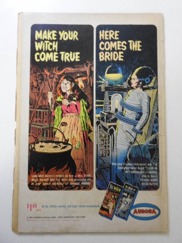 The Atom #21 (1965) VG- Condition Cover detached bottom staple