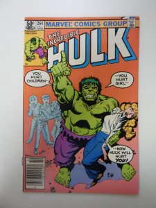 The Incredible Hulk #264 (1981) VF- condition