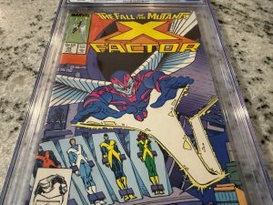 X-Factor # 24 CGC Graded 9.4 Marvel Comic Book 1st Archangel Appearance JH13