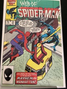 Web of Spider-Man #21 (1986)