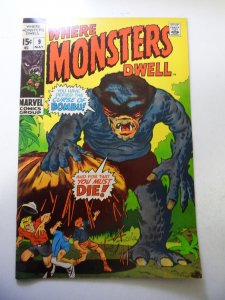 Where Monsters Dwell #9 (1971) FN Condition