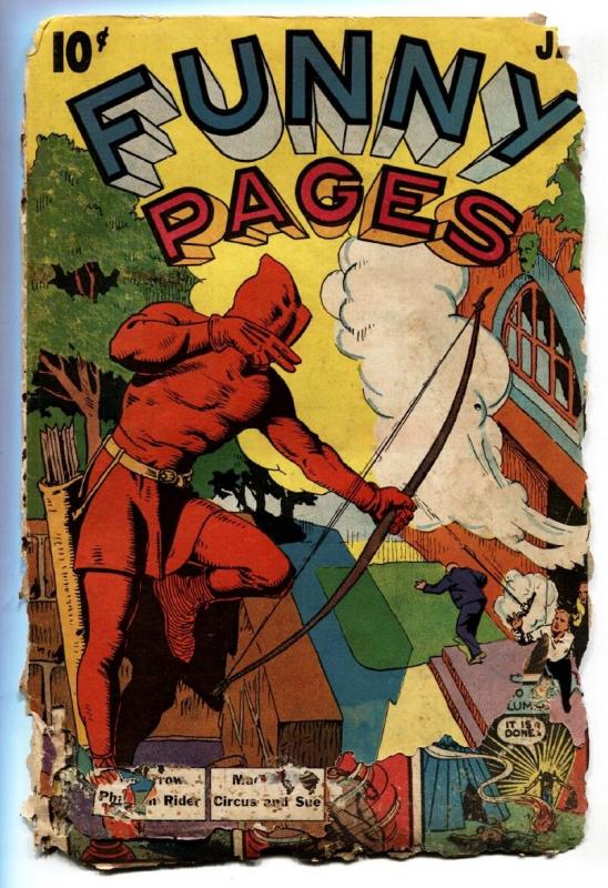 Funny Pages Vol.4 #1 1940 Centaur Arrow Rare Golden-Age comic book