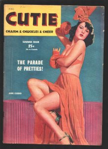 MAG: Cutie-Summer 1946-Ann Corio pin-up color-Cheesecake-showgirls-swimsuit-J...