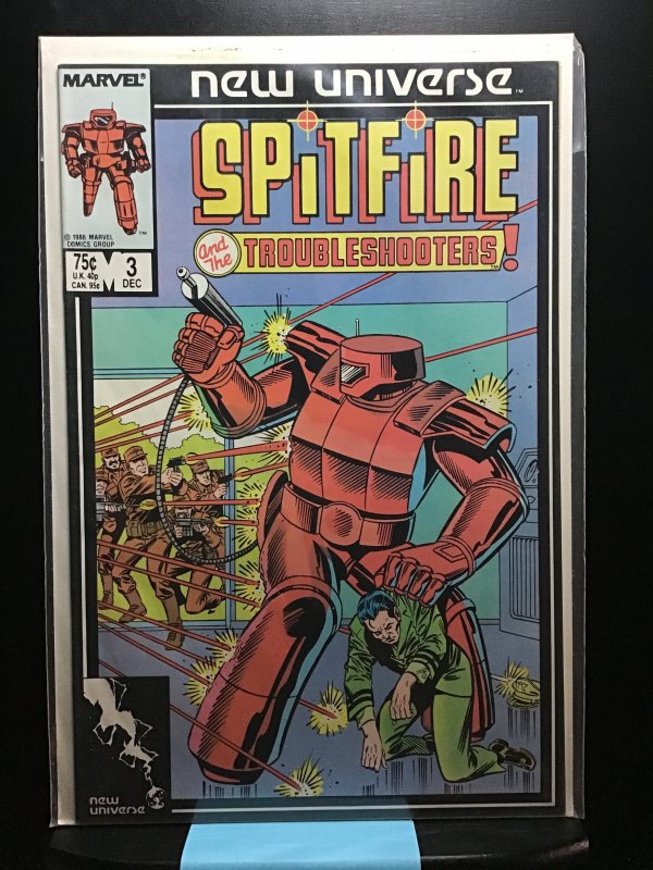 Spitfire and the Troubleshooters #3 Direct Edition (1986)