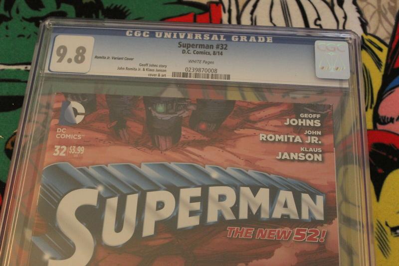 Superman 2011 #32 DC Comics 08/14 9.8 White Pages