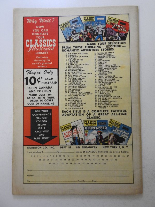 Classics Illustrated #60 (1949) HRN62 Sharp VG/Fine Condition!!