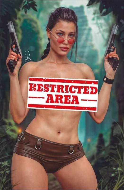 Tomb Raider Lara Croft Cosplay 4 Book Variant Cover Set by Pristine Renders