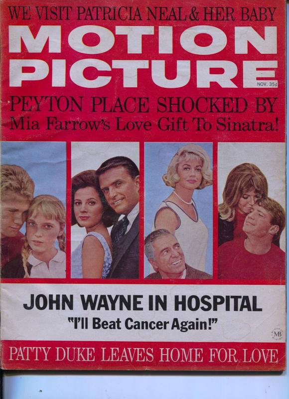 Motion Picture-John Wayne-Peyton Place-Patty Duke-Nov-1965
