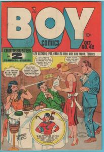 Boy Comics 42 Oct 1948 VG+ (4.5)