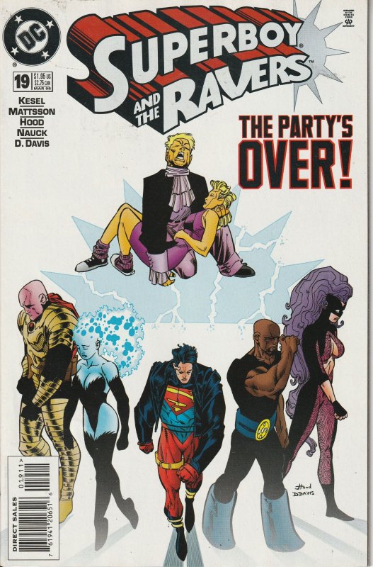 Superboy and the Ravers #19 (1998)  LAST ISSUE !!!