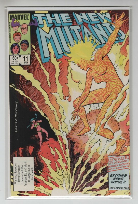 NEW MUTANTS (1983 MARVEL) #11 VF+ A99890