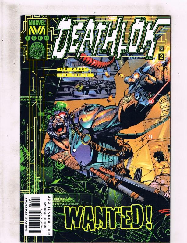 Lot of 2 Deathlok Marvel Comic Books #1 2 DC4 