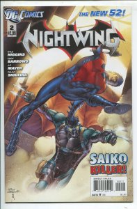 New 52 Nightwing #2 - Saiko Killer - 2011 (Grade 9.2)