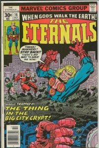 Eternals #16 ORIGINAL Vintage 1977 Marvel Comics Last Issue
