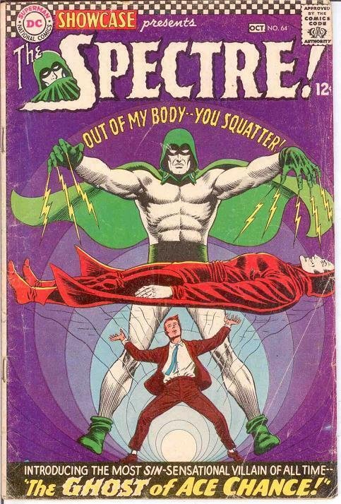 SHOWCASE 64 GOOD SPECTRE   October 1966 COMICS BOOK