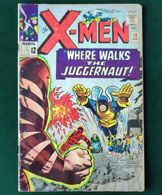 X-Men #13 Marvel 1965 Juggernaut 2nd app. 2.5 GD+