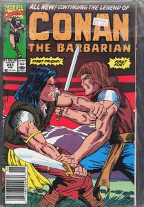 Conan the Barbarian #233 Newsstand Edition (1990) Conan