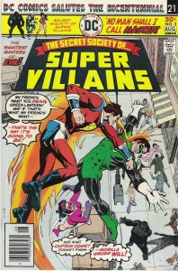 Secret Society of Super-Villains #1-15 (1976) complete set   average grade F/VF