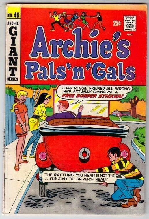 Archie's Pals 'n' Gals # 46 Strict VG+ Affordable-Grade Cover Archie Mobile