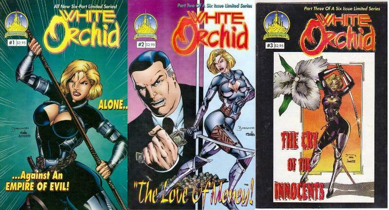 WHITE ORCHID (1996 ATLANTIS) 1-3  the complete series!