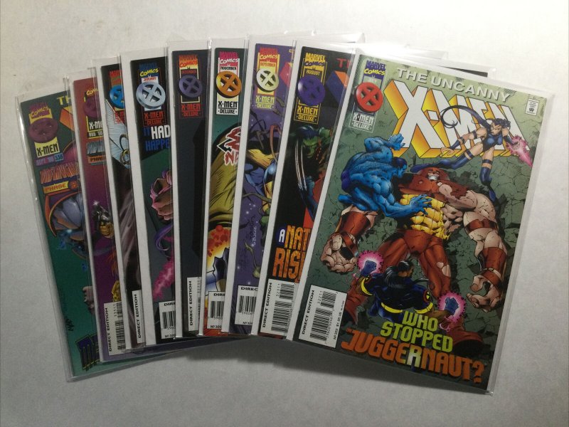 Uncanny X-Men 322-324 326-329 335 336 Lot Run Set Near Mint Nm Marvel