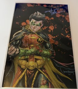 Batman #655 Kirkham Virgin Foil Cover (2023) Signed By Kirkham with COA!