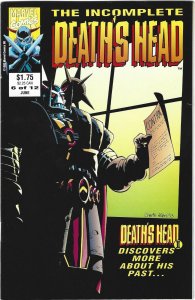 Incomplete Death's Head #6 (1993)
