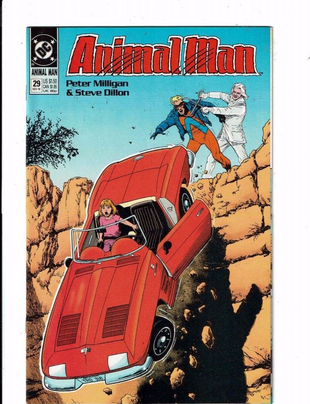 Lot of 5 Animal Man DC Comic Books # 29 30 34 51+Annual 1 WT5 