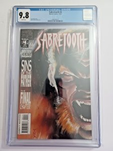 Sabertooth #4 - Texeira - 1993 - CGC 9.8