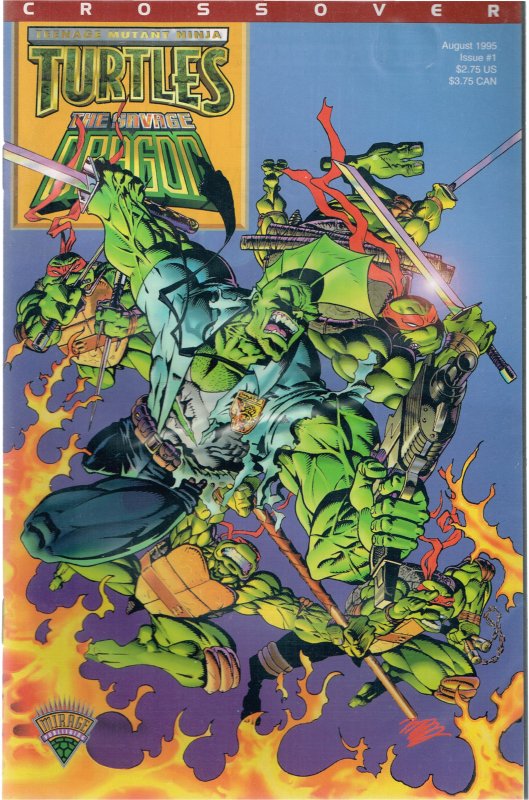 Teenage Mutant Ninja Turtles-Savage Dragon Crossover #1 (1995)