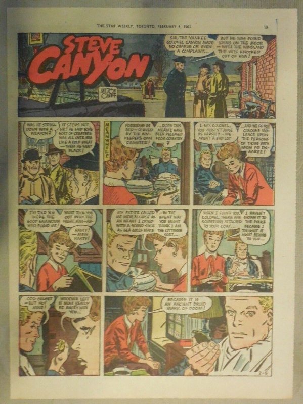 (52) Steve Canyon Sundays by Milton Caniff from 1961 Complete Year ! 11 x 15