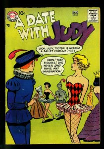 Date with Judy #62 1958- Costume / cosplay cover- DC Humor- VG