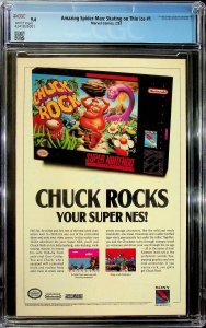 The Amazing Spider-Man: Skating on Thin Ice (1990) - CGC 9.6 - Cert #4241835001