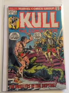 KULL THE CONQUEROR  V1  #7 1973  THE DWELLERS IN THE DEPTH