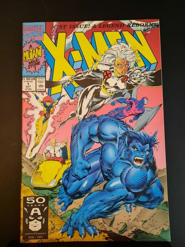 X-Men #1 VF/NM Club Bo Jackson Insert Variant! Jim Lee Art - Storm Beast Cover 