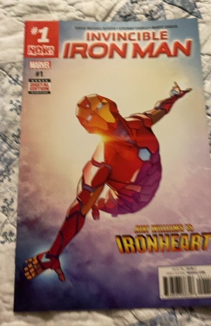 Invincible Iron Man #1 (2017)1st iron heart solo series