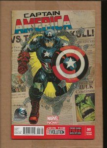 CAPTAIN AMERICA #1 PHANTOM EXCLUSIVE VARIANT MARVEL NOW   1ST IAN ZOLA 