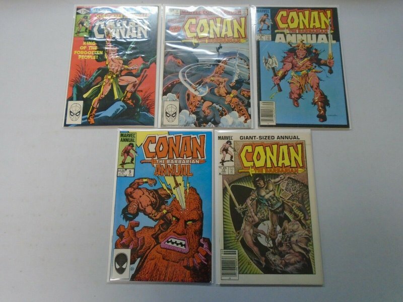 Conan the Barbarian Annual #1-10 avg 6.0 FN (1973-85)