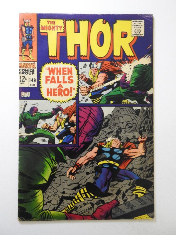 Thor #149 (1968) VG Condition moisture stains