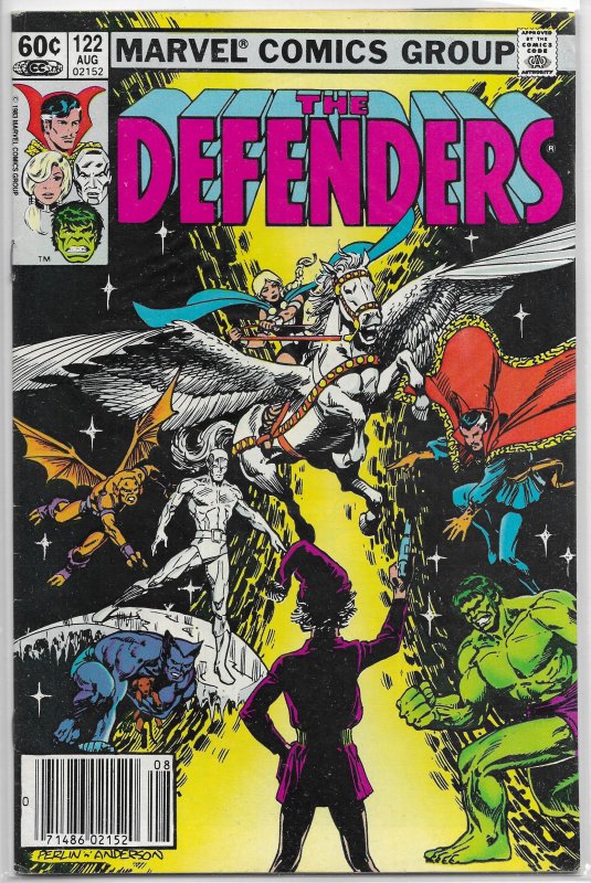 Defenders (vol. 1, 1972) #122 VG/FN DeMatteis/Perlin Doctor Strange, Hellcat